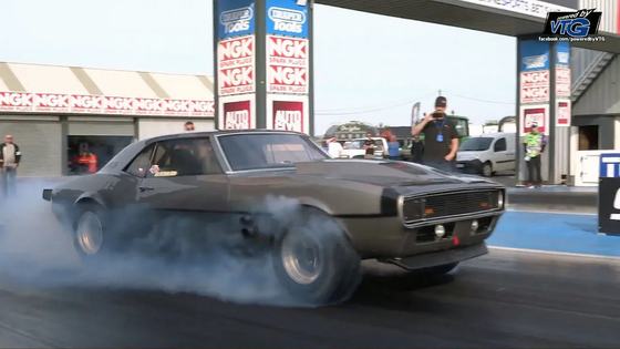 2000hp Twin-Turbo 1968 Chevy Camaro Drag Car