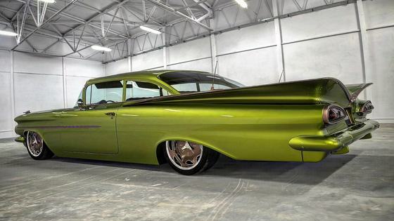 1959 Chevy Biscayne Restomod with Raceline Wheels