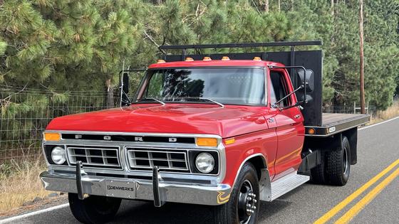 1977 Ford F-350 Custom Dually Flatbed Dump Truck