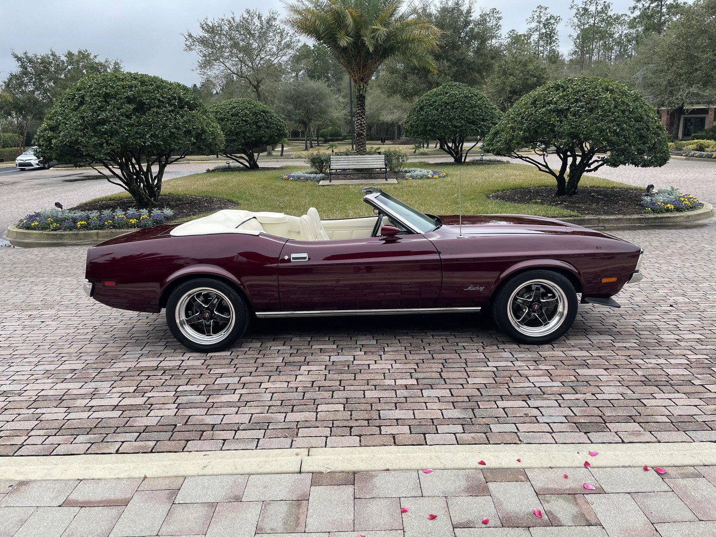 1971 Ford Mustang 351 Convertible with Burgundy Metallic Finish