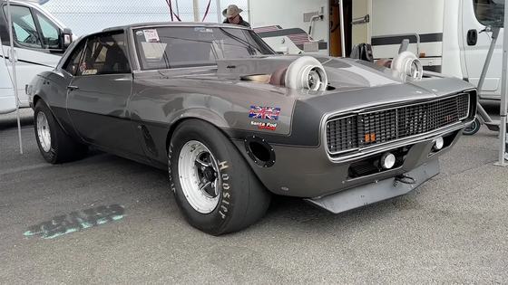2000hp Twin-Turbo 1968 Chevy Camaro Drag Car