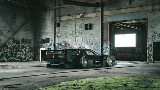 DeLorean DMC-12 Time Attack Concept by Ash Thorp
