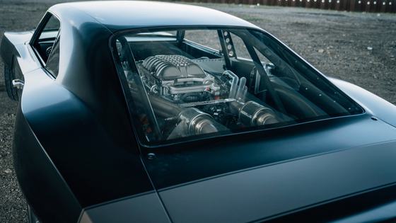 Mid-Engined Hellcat-Powered 1968 Dodge Charger by SpeedKore