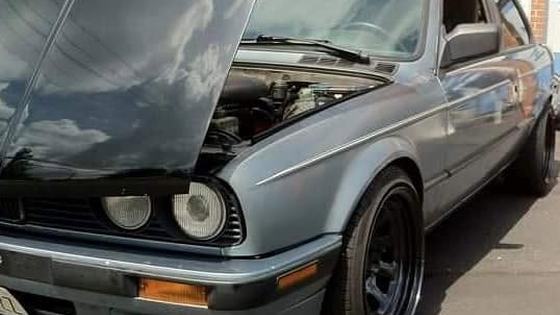 BMW E30 on Steel Wheels