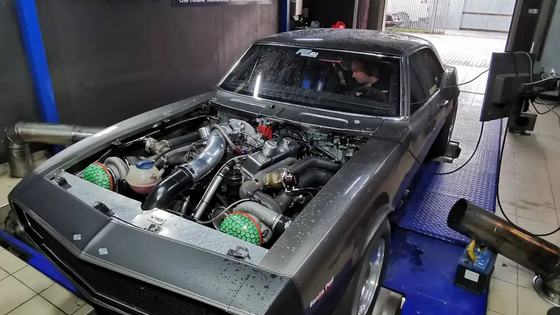 2000hp Twin-Turbo 1968 Chevy Camaro Drag Car