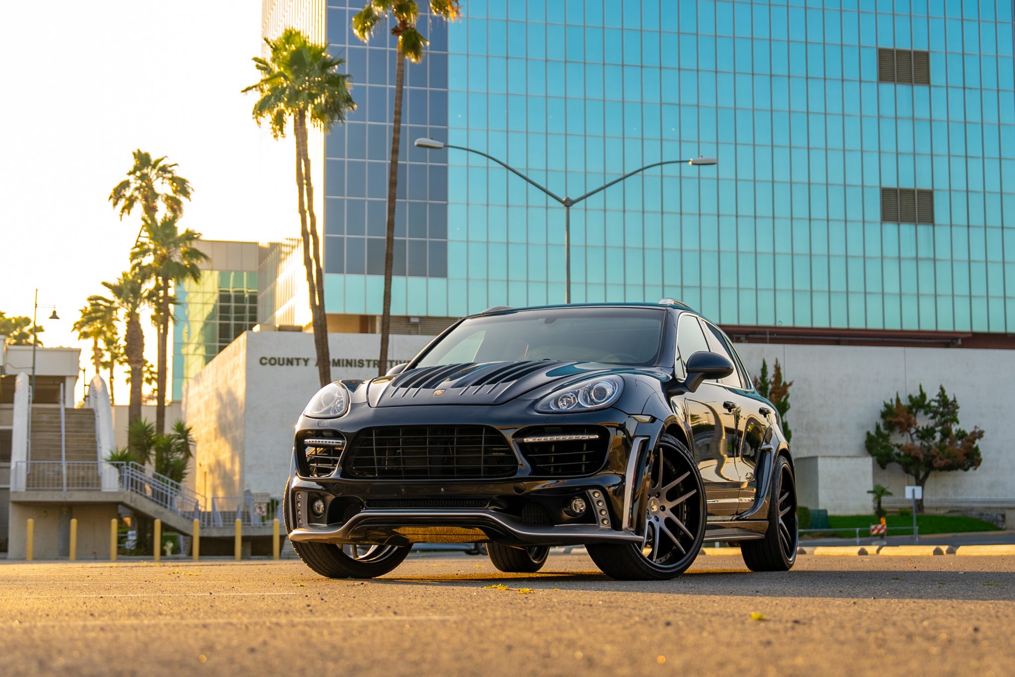 2013 Porsche Cayenne S with Wald Black Bison Kit
