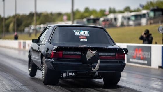 588ci Big-Block Fox Body Mustang with Nitrous Breaks 4.40 Barrier