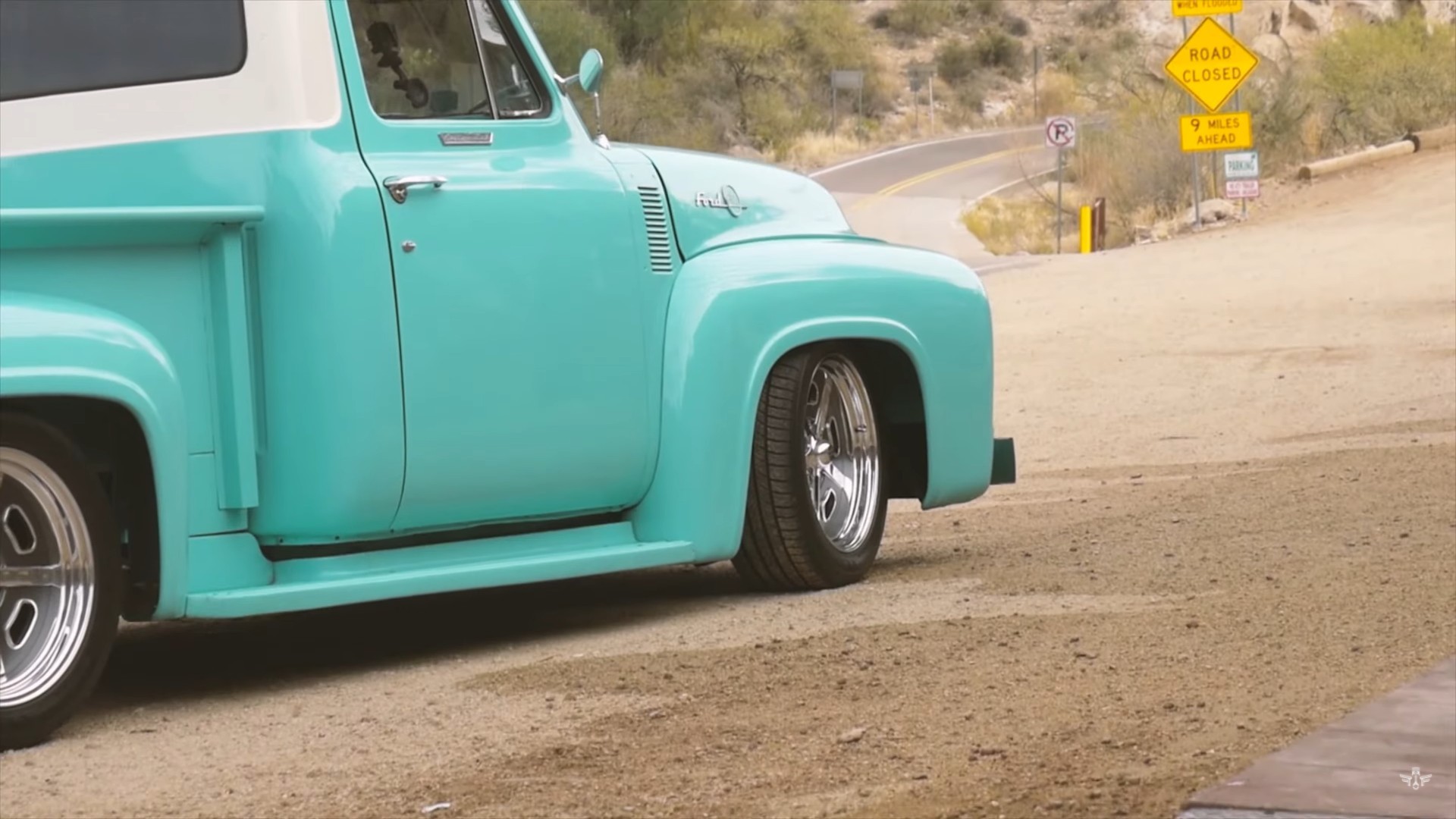 Coyote-Swapped 1955 Ford F-100 by Fat Fender Garage