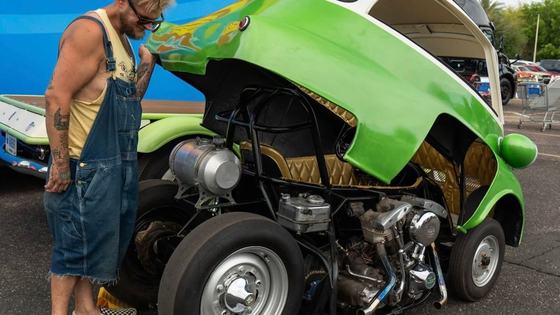 Harley-Powered 1957 BMW Isetta Dragster