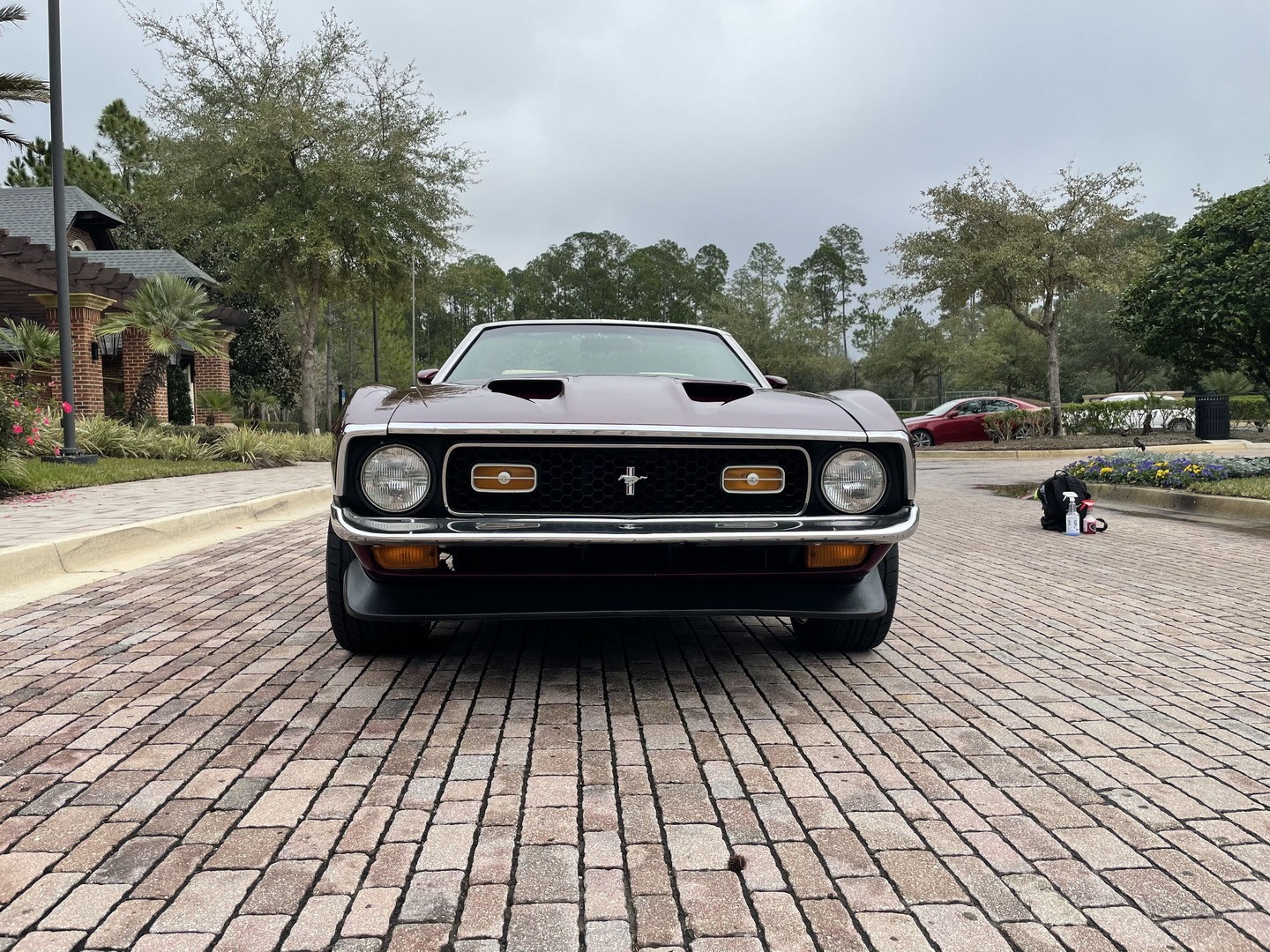1971 Ford Mustang 351 Convertible with Burgundy Metallic Finish