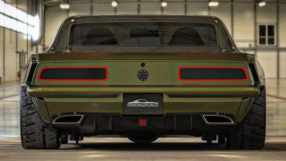 Rendered 1969 Chevy Camaro Restomod Concept