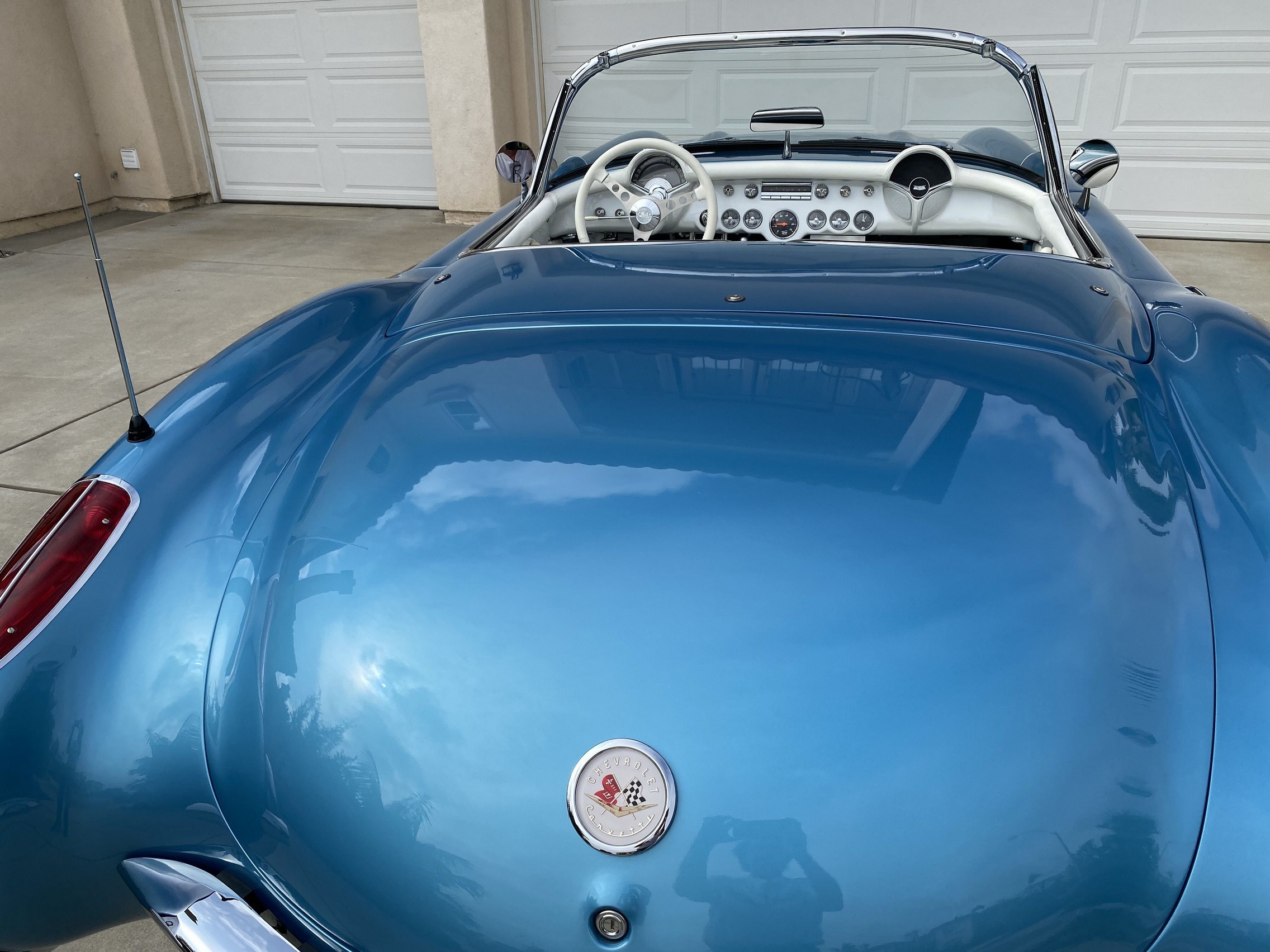 385hp Nassau Blue 1956 Chevrolet Corvette Restomod
