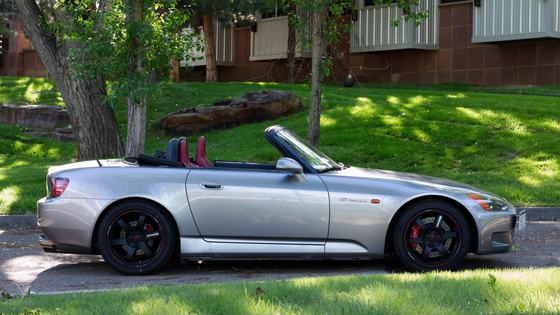 Modified 2001 Honda S2000 with Volk Racing Wheels