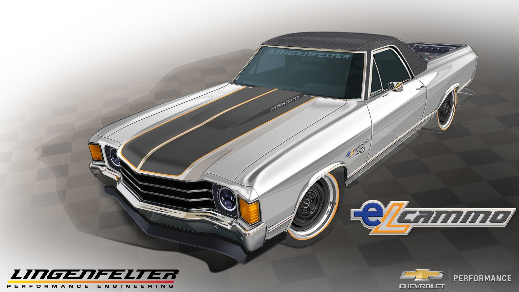 EV-Powered 1972 Chevrolet El Camino by Lingenfelter
