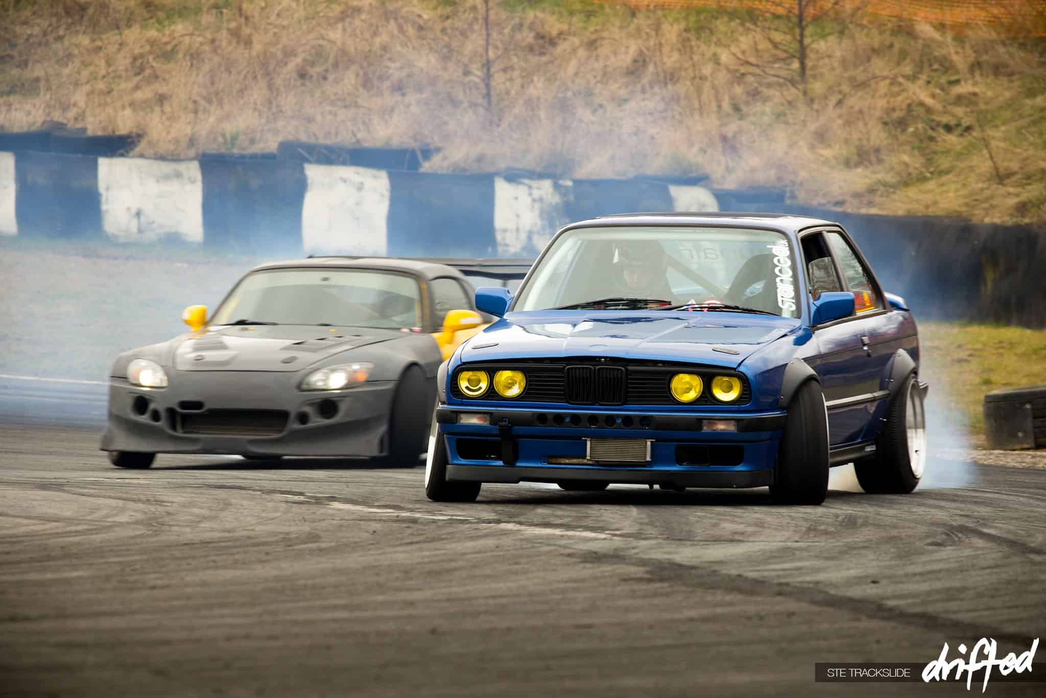 V8-Powered BMW E30 Drift Car