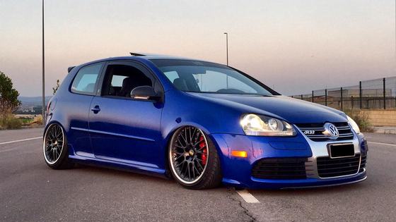 Stanced Volkswagen Golf