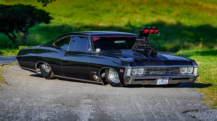 Supercharged 1967 Chevrolet Impala SS Pro Street