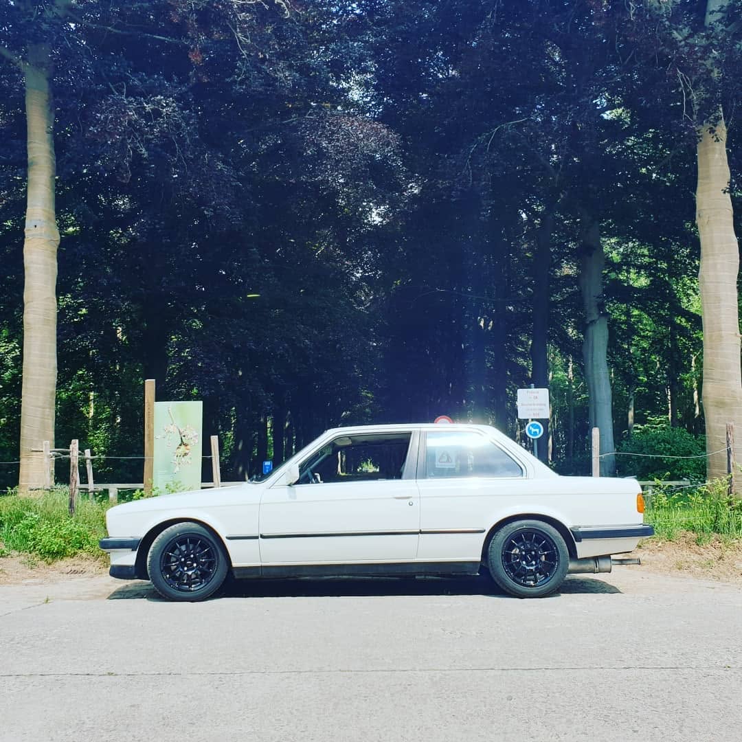 1986 BMW 3 Series with Team Dynamics Wheels