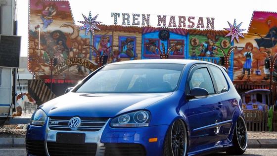 Stanced Volkswagen Golf