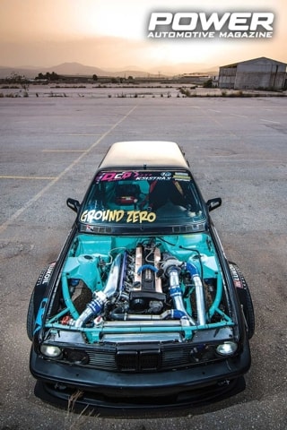 RB25DET-Powered 500hp BMW E30 Drift Car