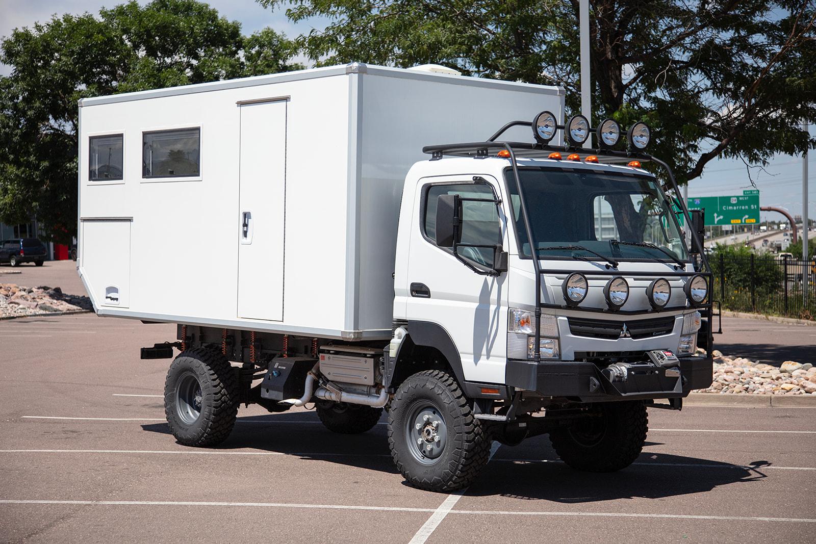 2017 Mitsubishi Fuso Canter FG4x4 with Habitat Shell