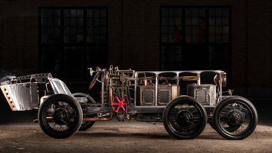 1928 Ford Model A Steam-Powered Boattail Roadster by Wafflemaster