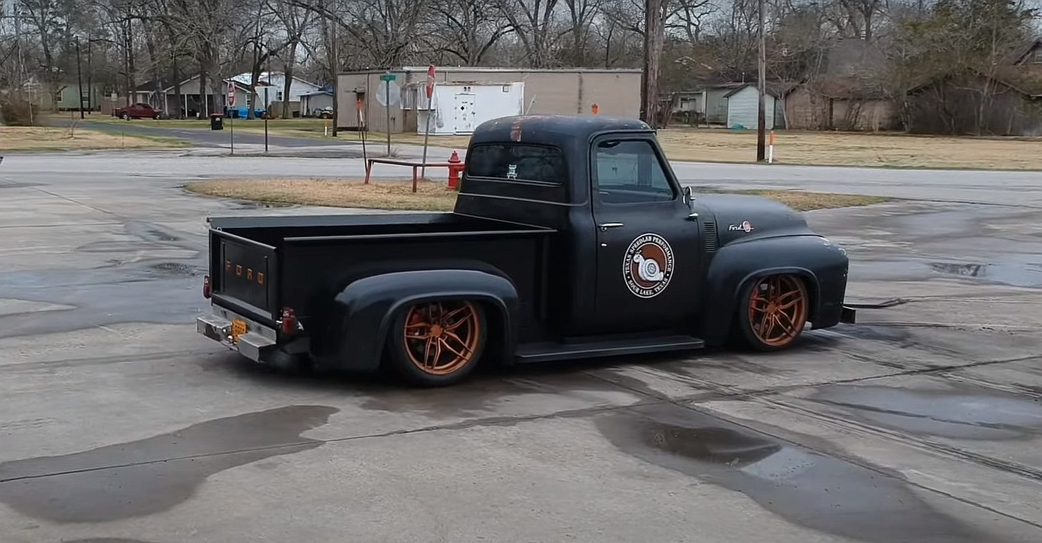 Procharged Coyote-Powered 1955 Ford F-100