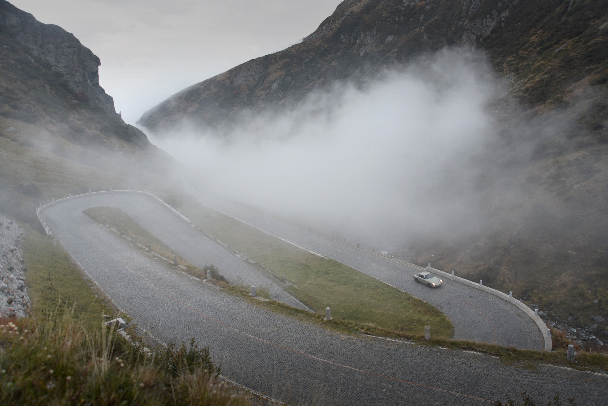 Hot-Rodded Porsche 911 in the Swiss Alps