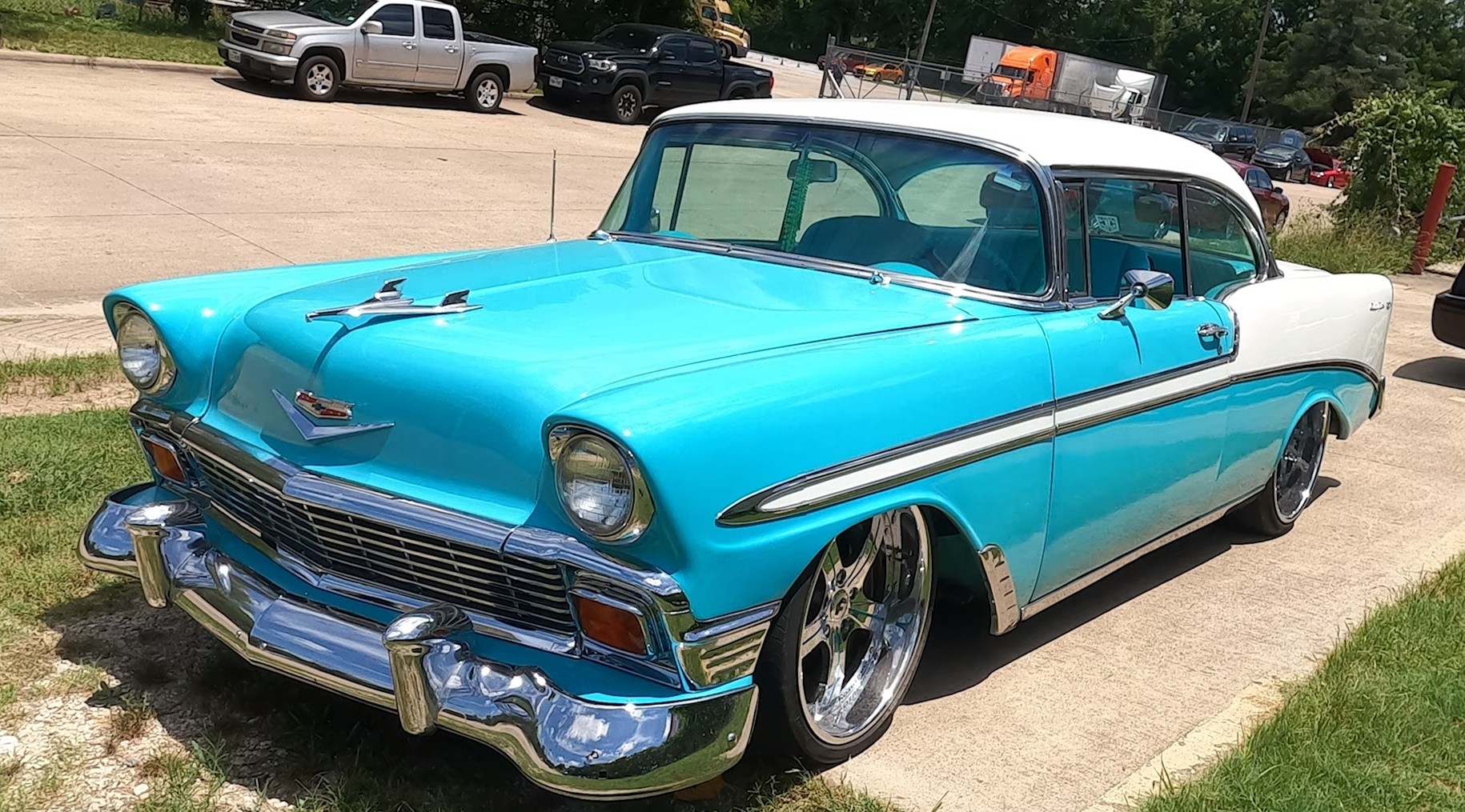 Supercharged LS-Swapped 1956 Chevrolet Bel Air