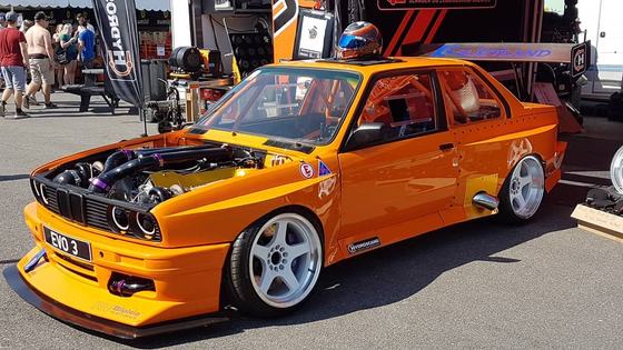 Twin-Turbo V10 BMW E30 Drift Car