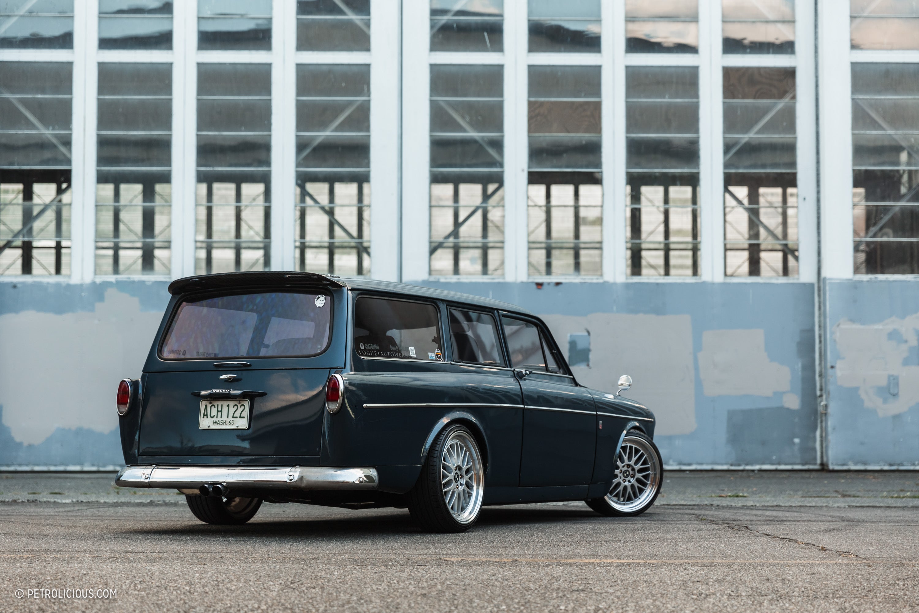 Volvo Amazon Wagon on BMW E30 Chassis