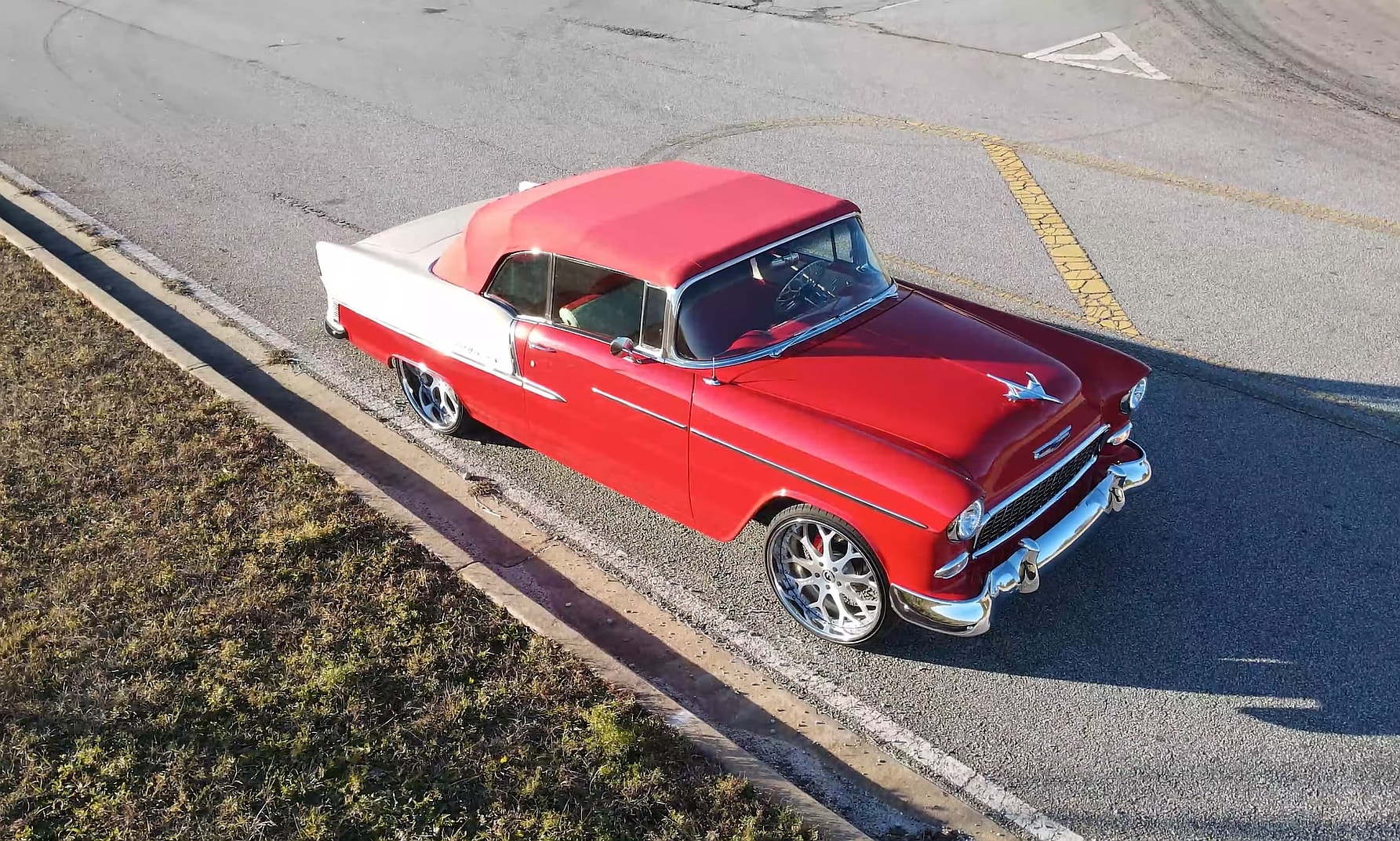 LS3-Powered 1955 Chevrolet Bel Air Restomod with Forgiato Wheels