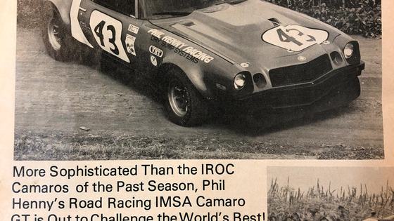 650hp NASCAR-Spec 1971 Chevrolet Camaro IMSA Racer
