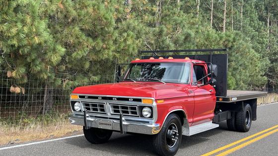 1977 Ford F-350 Custom Dually Flatbed Dump Truck