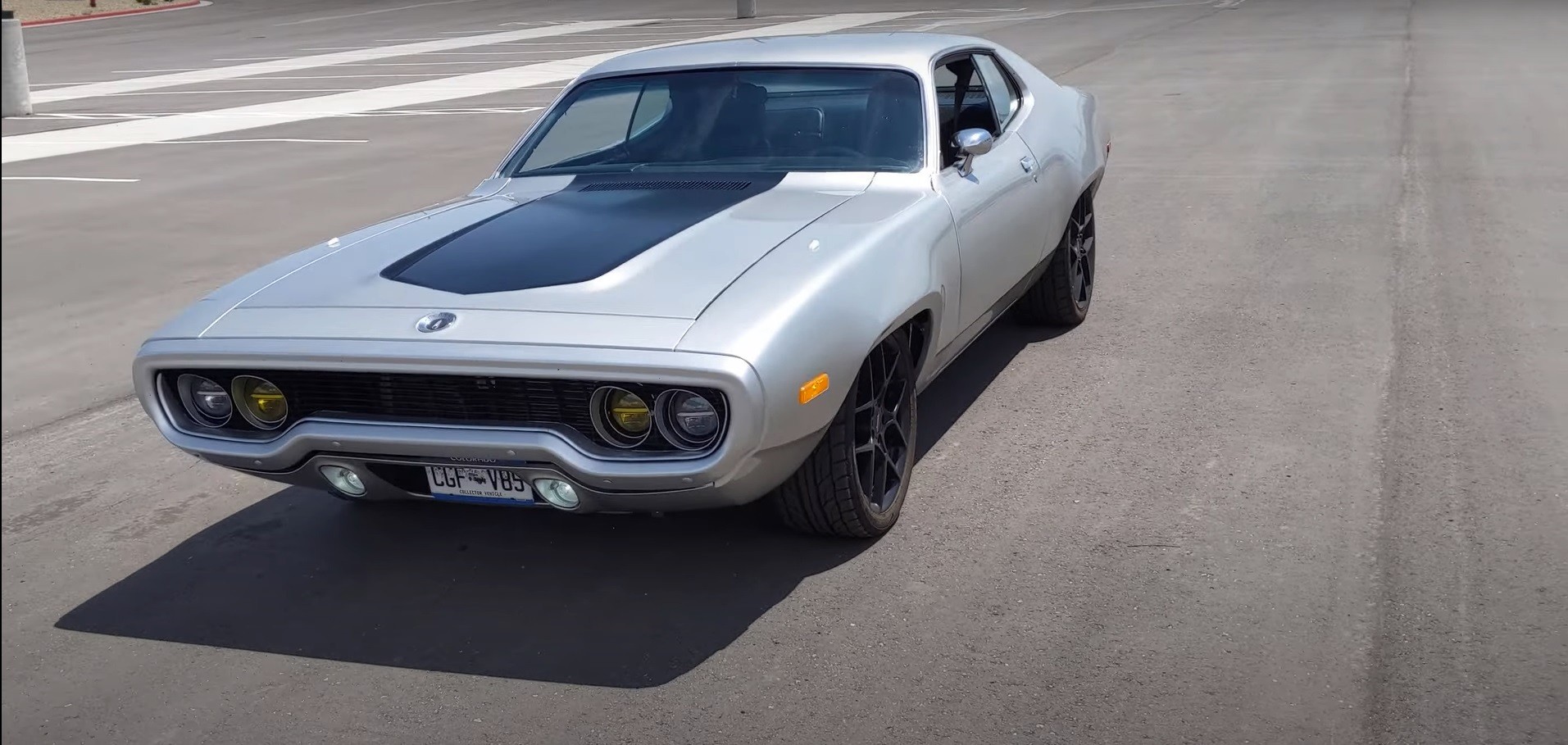Tesla-Powered 1972 Plymouth Satellite EV Restomod