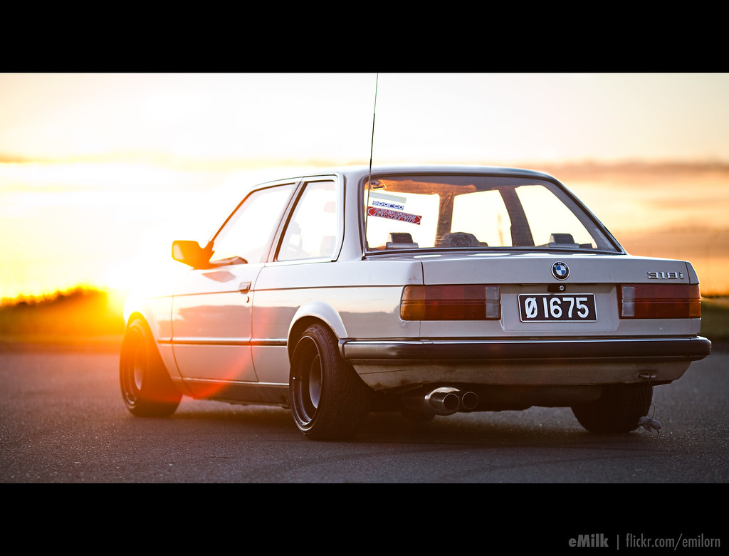 Widened Steel Wheels on 24V BMW E30
