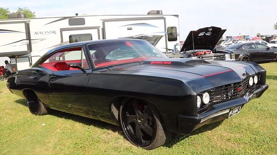 Supercharged LS-Powered 1967 Chevrolet Impala 'Dracula' Restomod