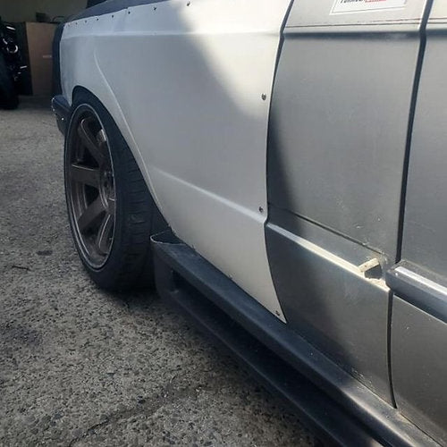 Big Duck Club BMW E30 Sedan with M3 Overfenders