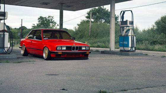 BMW E30 with BBS RS Wheels