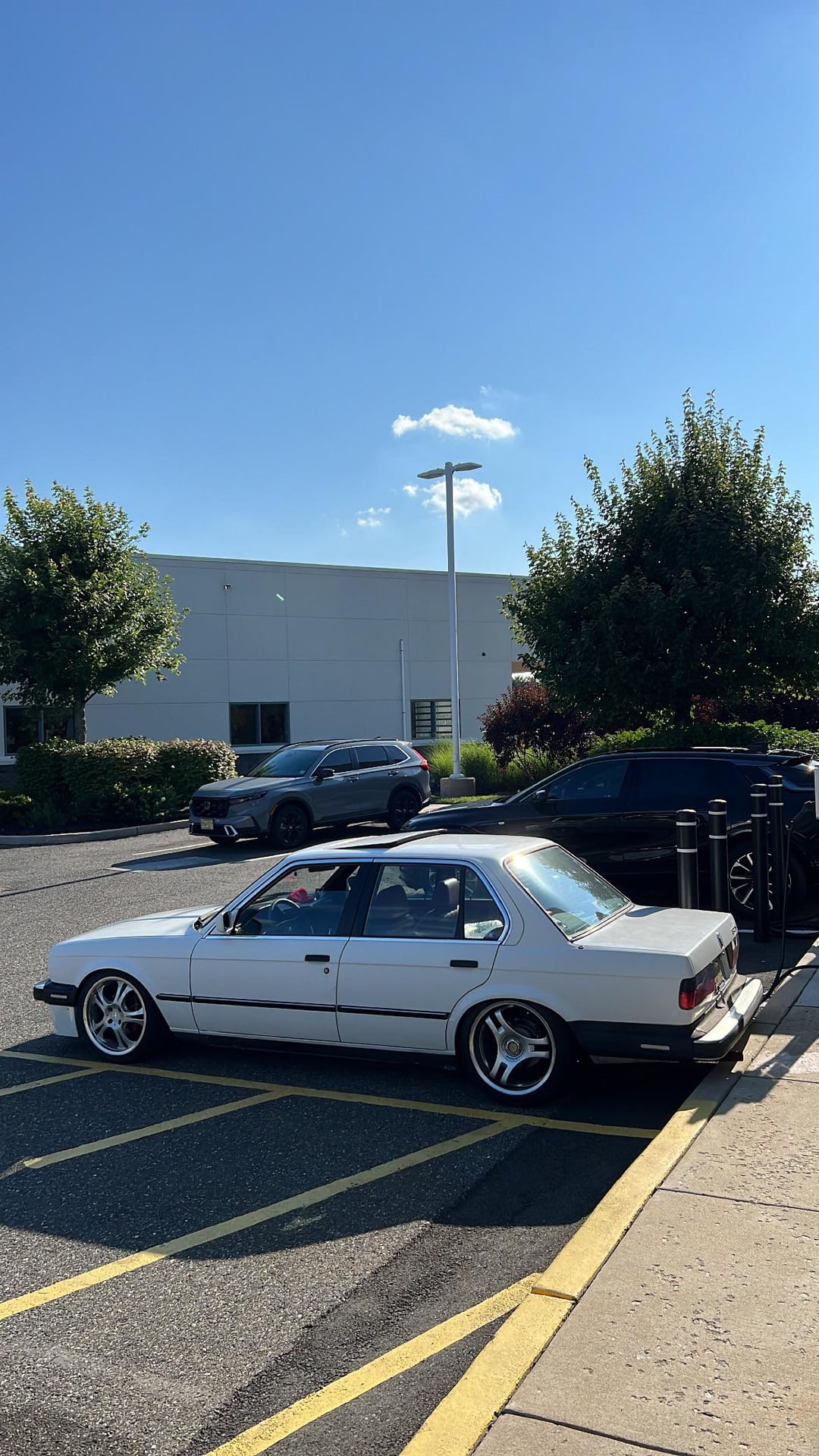 BMW E30 on Tri Spoke Wheels