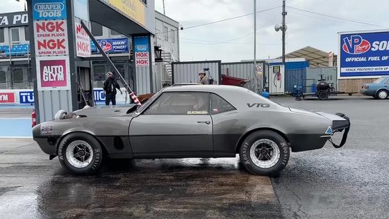 2000hp Twin-Turbo 1968 Chevy Camaro Drag Car