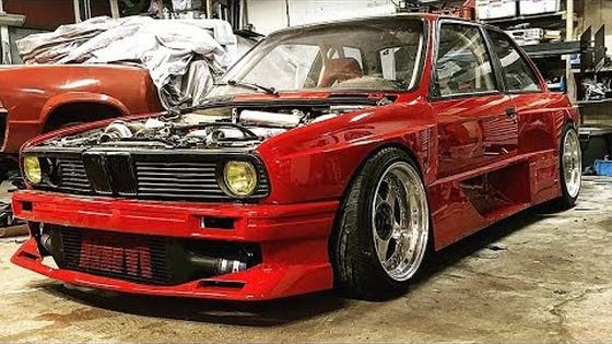 Widebody BMW E30 Red Coupe