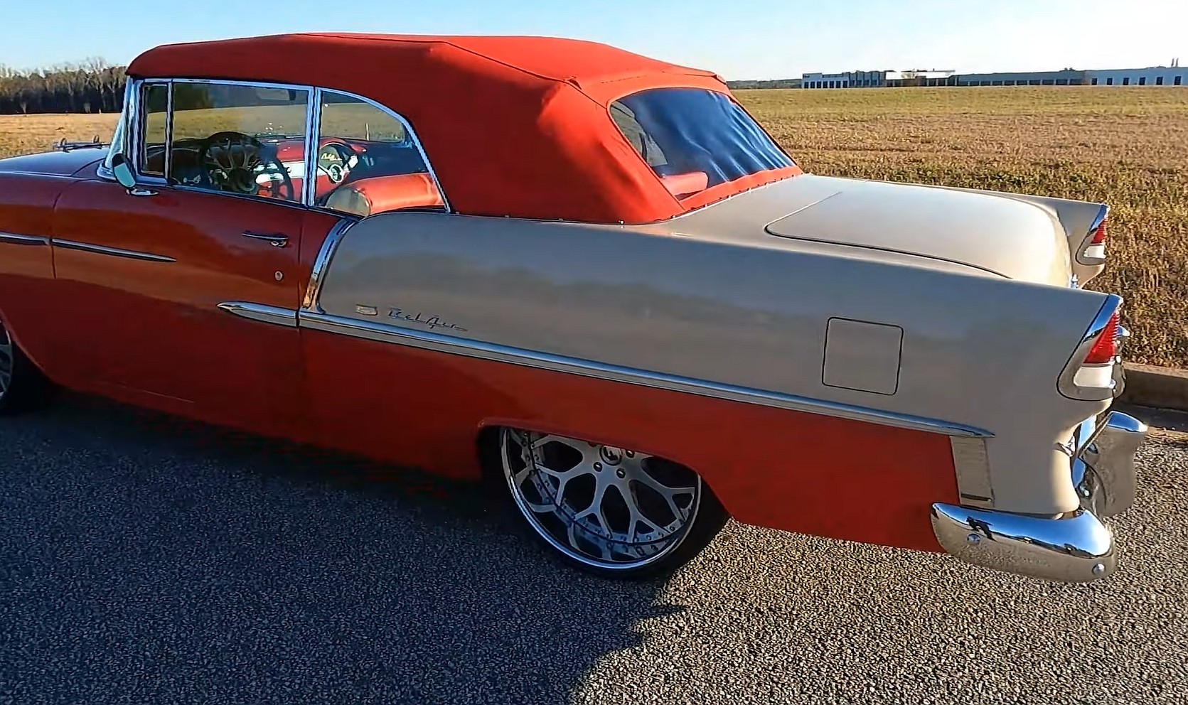 LS3-Powered 1955 Chevrolet Bel Air Restomod with Forgiato Wheels