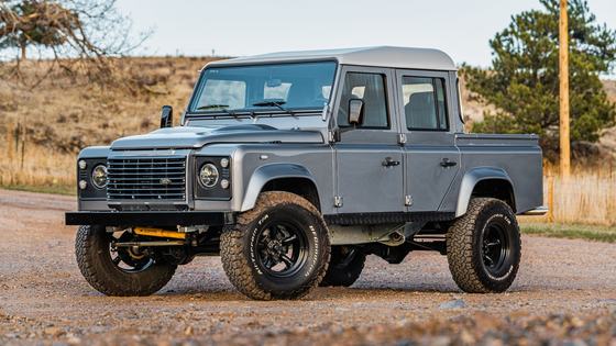 1987 Land Rover Defender 110 2.8L Turbodiesel by Roadside Werx