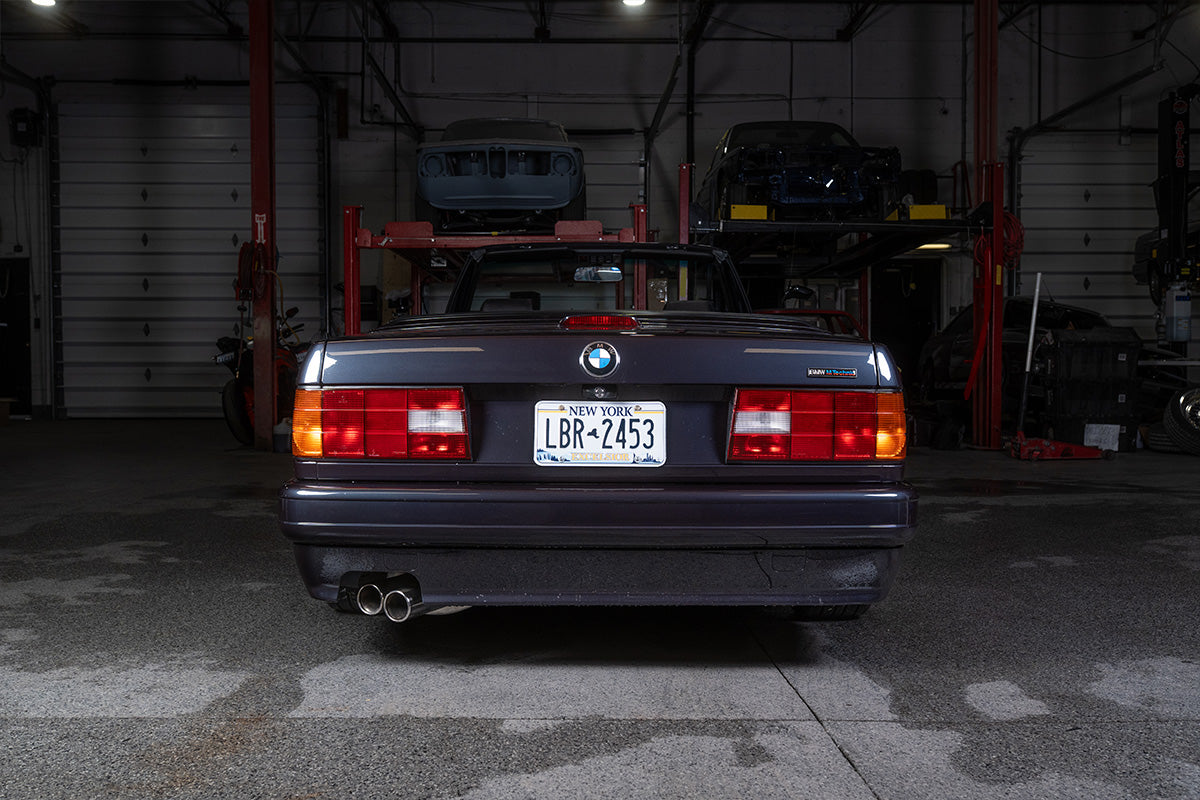 MTech 2 BMW E30 Cabriolet with CAtuned Coilovers