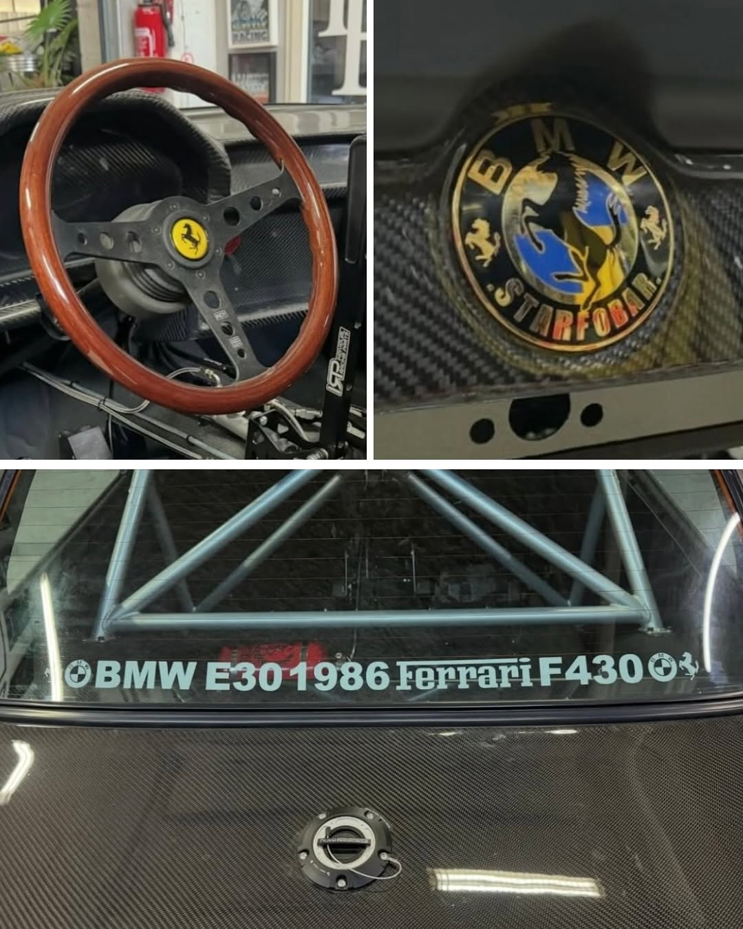 Ferrari Engine Swapped BMW E30