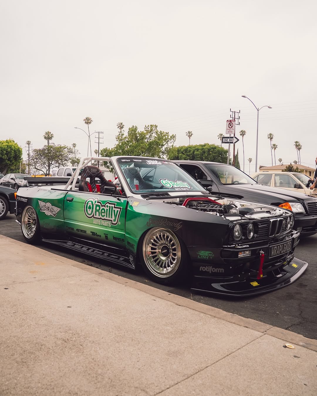 S52-Powered LTO widebody BMW E30 Convertible