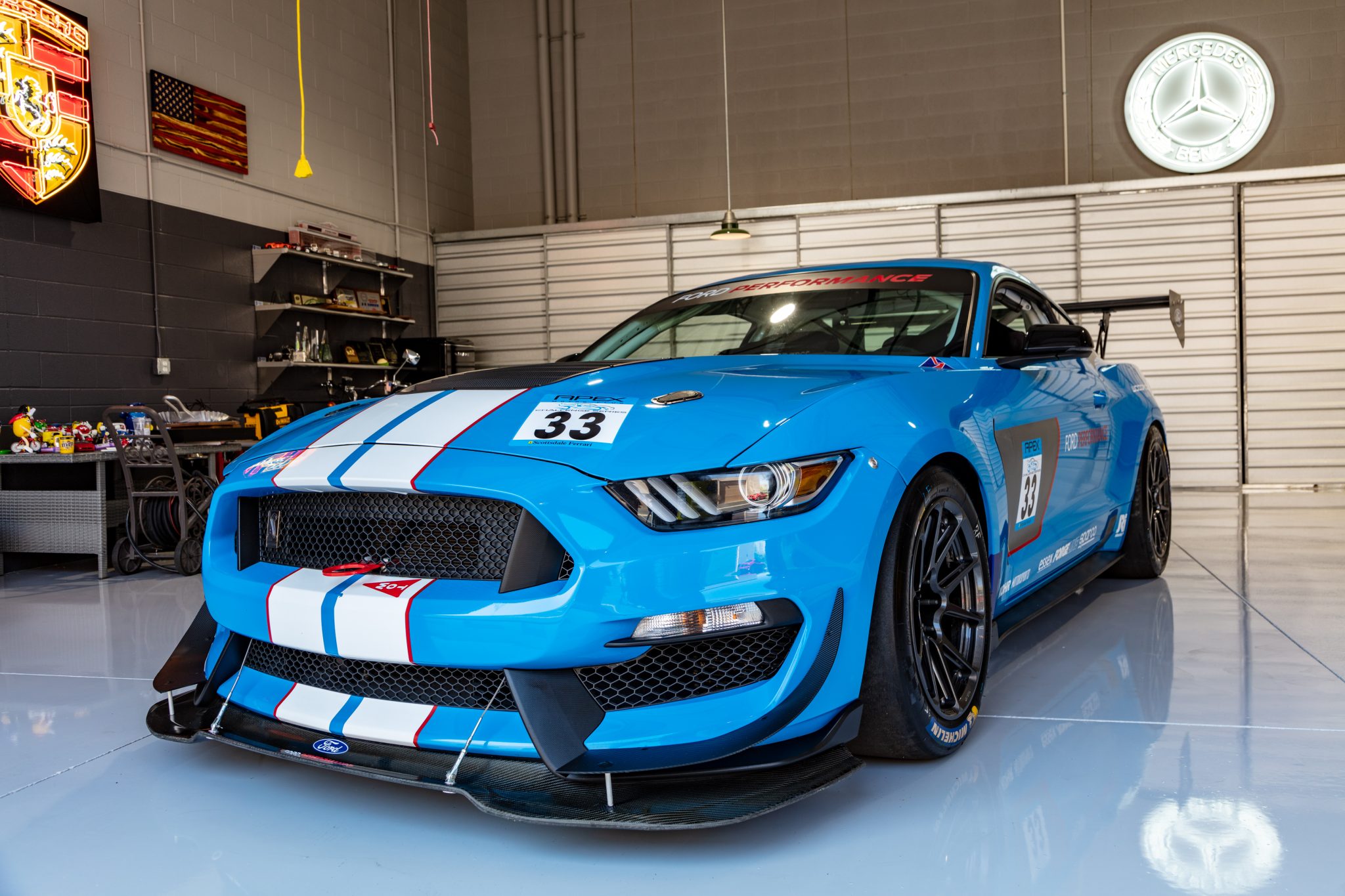 Ford Mustang S550 Voodoo-Powered Race Car
