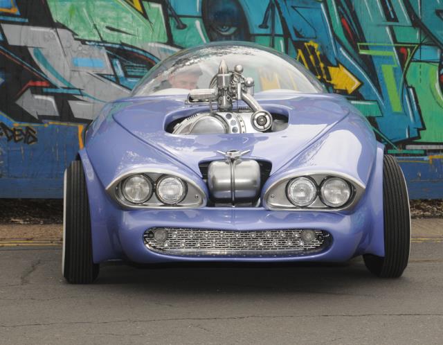 Custom Cosmotron Bubble Car by Paul Bacon