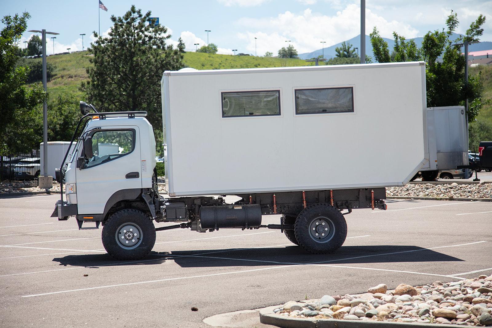 2017 Mitsubishi Fuso Canter FG4x4 with Habitat Shell